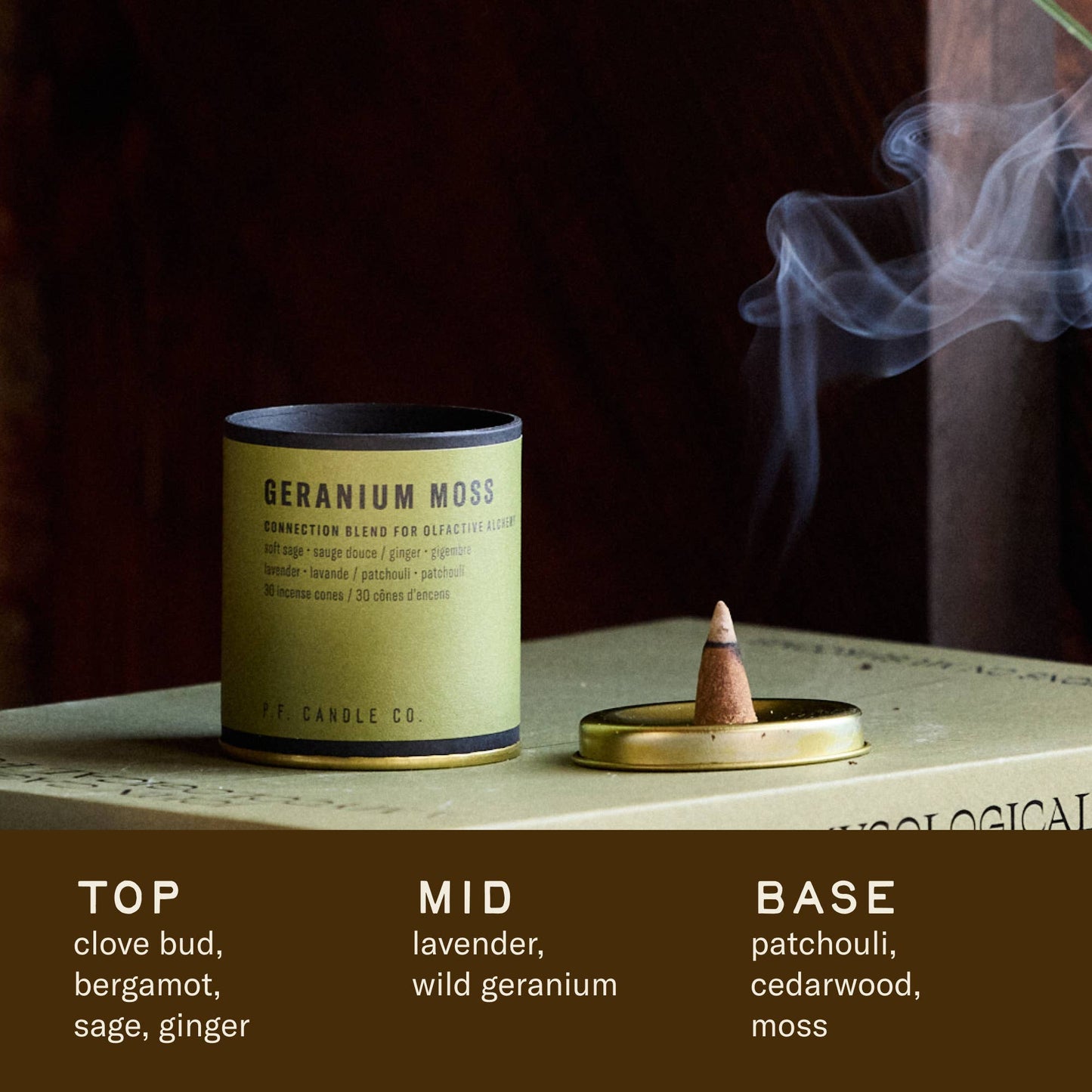 Geranium Moss Alchemy Incense Cones