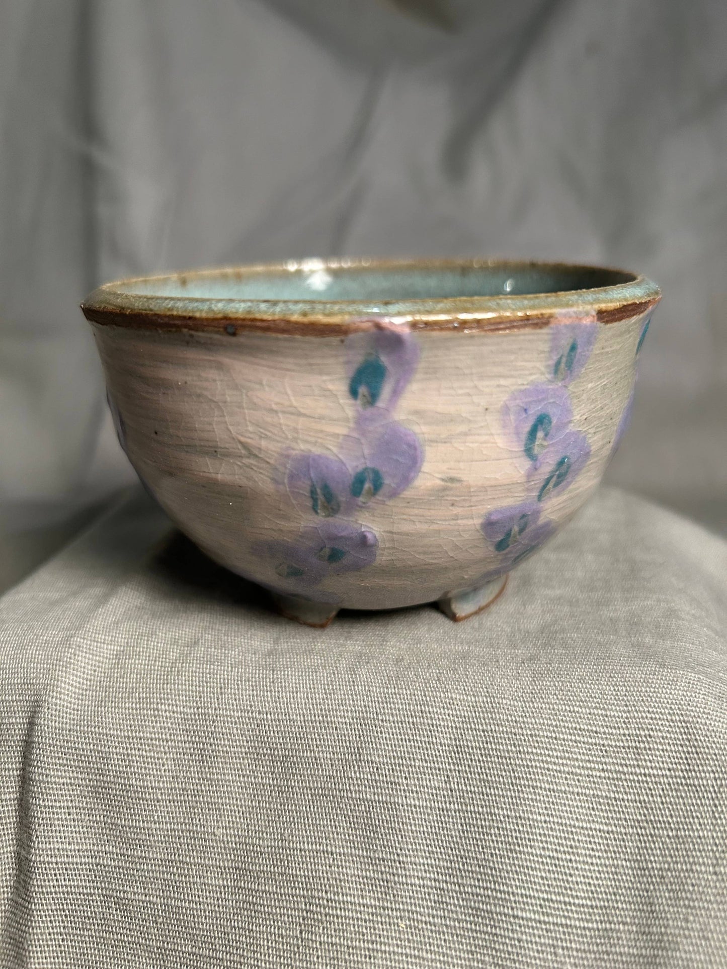 Small Flora Ceramic Stoneware Bowl