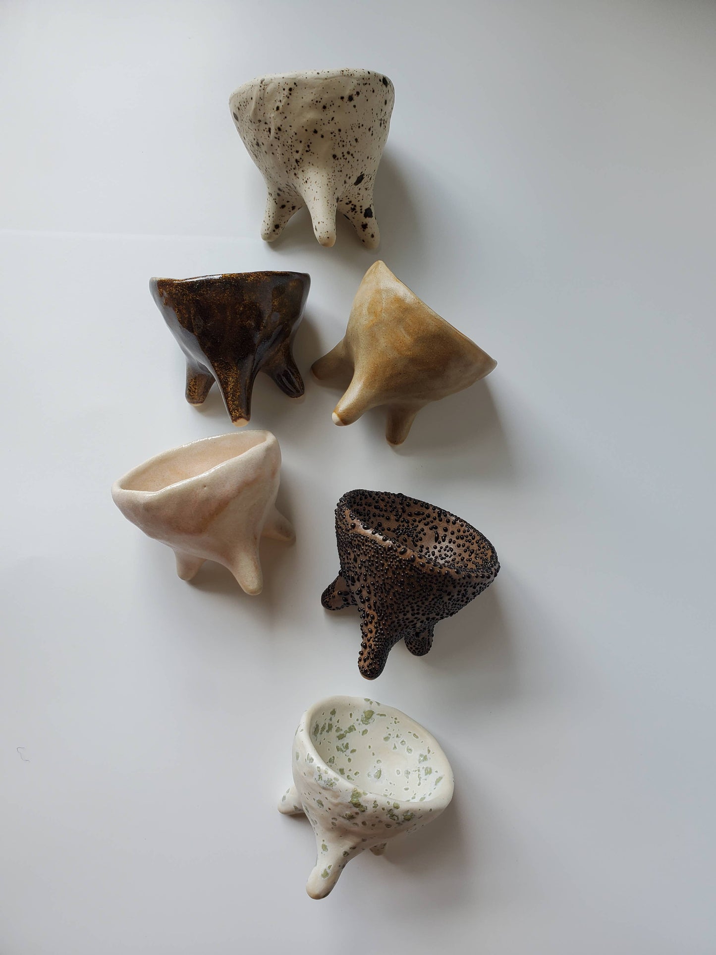 Handmade Ceramic Small Tripod Dish