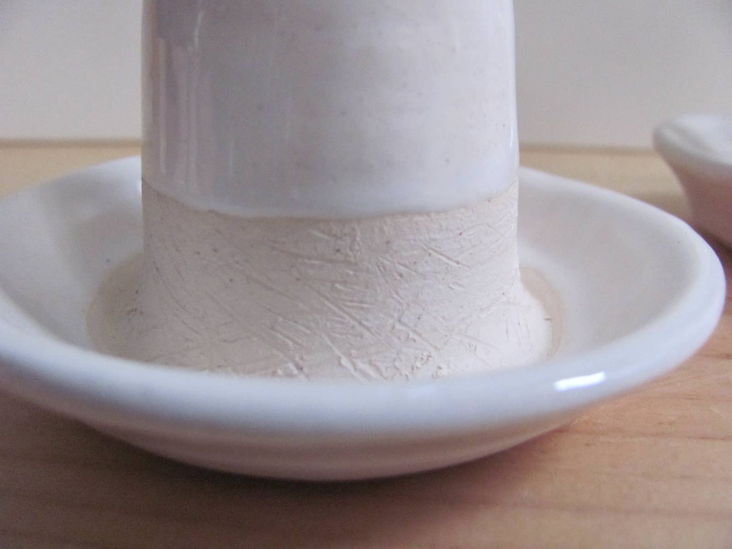 Handmade Ceramic Match Striker with Dish