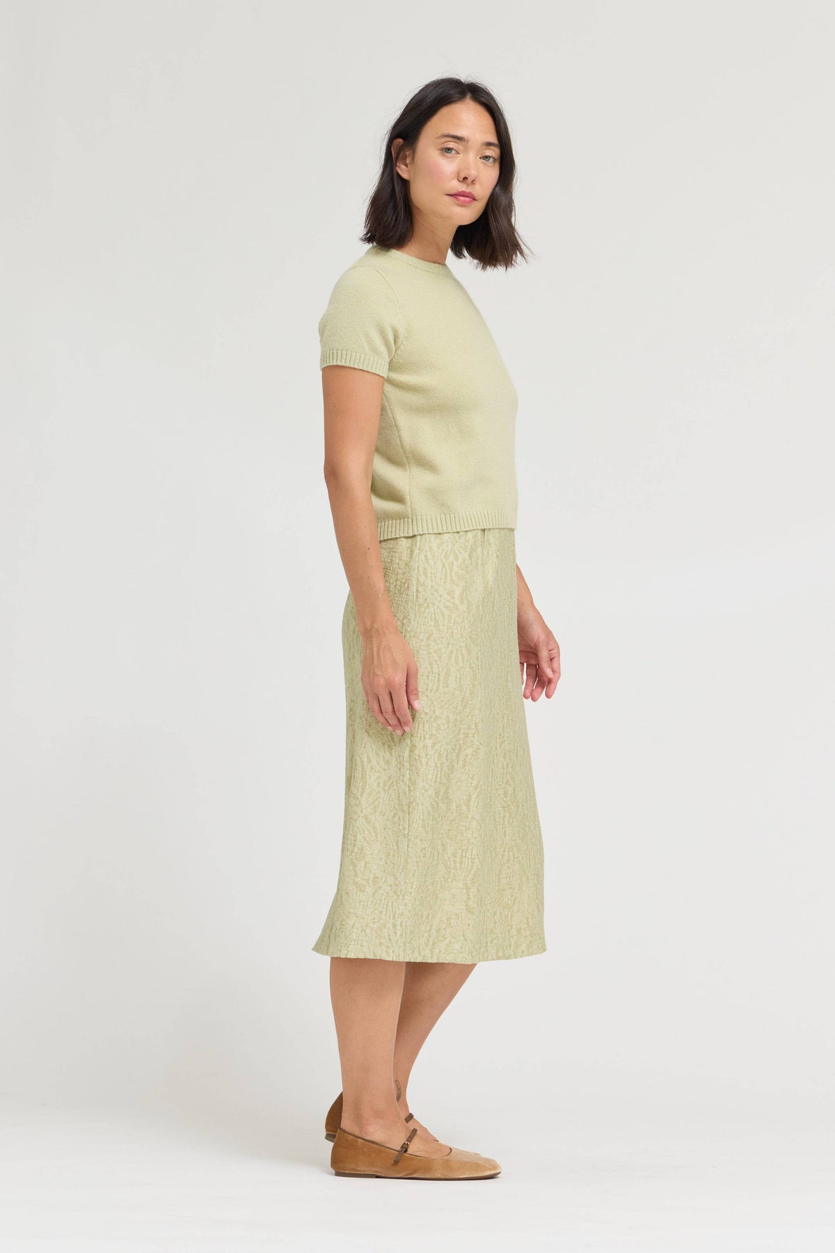 Classic Short Sleeve Sweater Knit