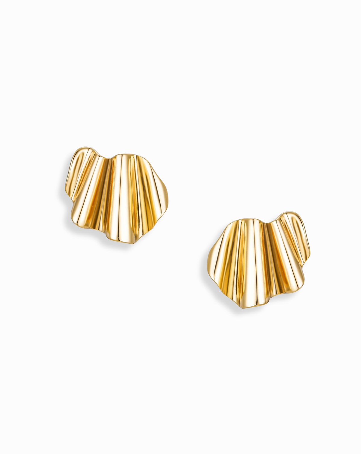 Sculpted Statement Stud Earrings