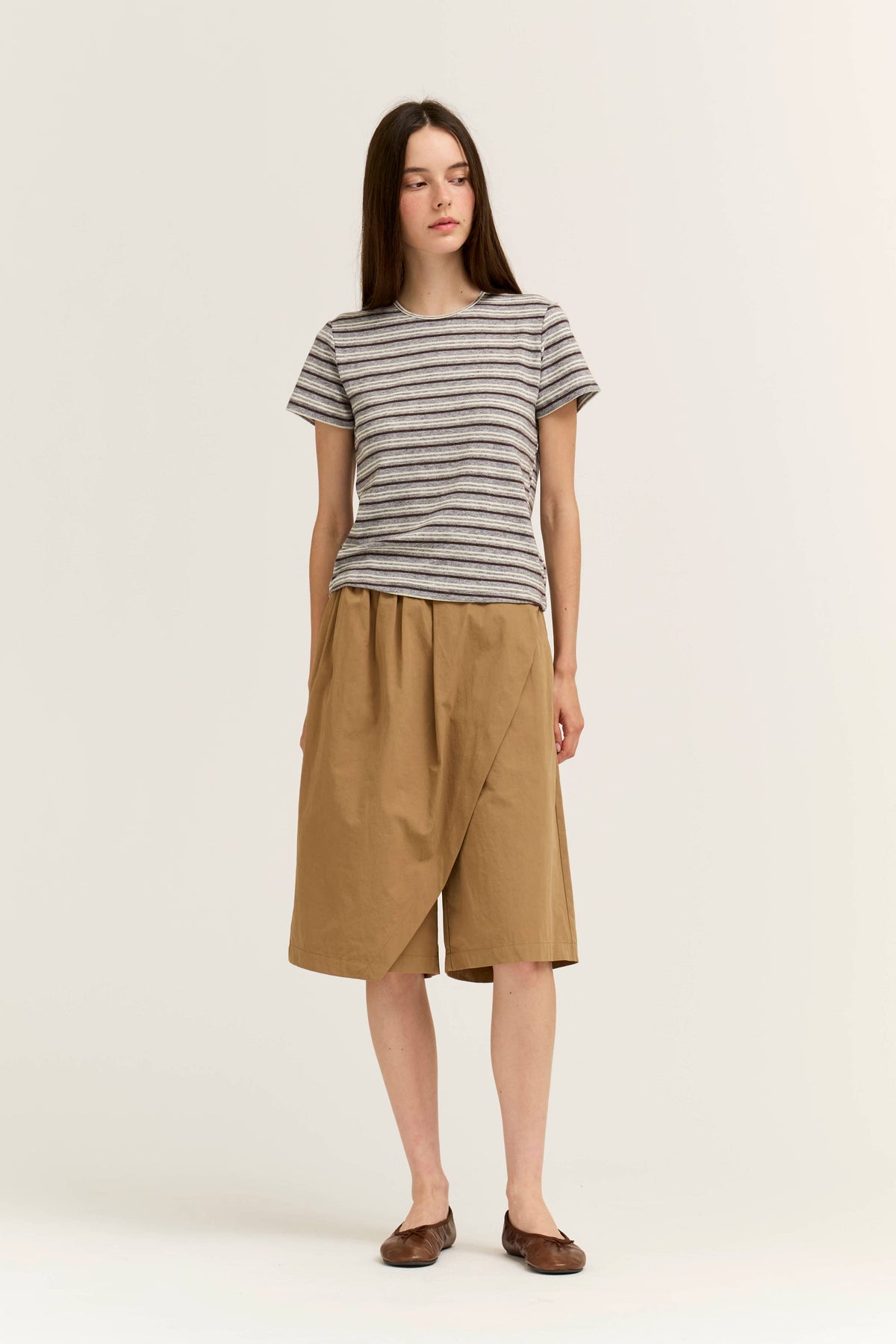 Multi Stripe Jersey Tee