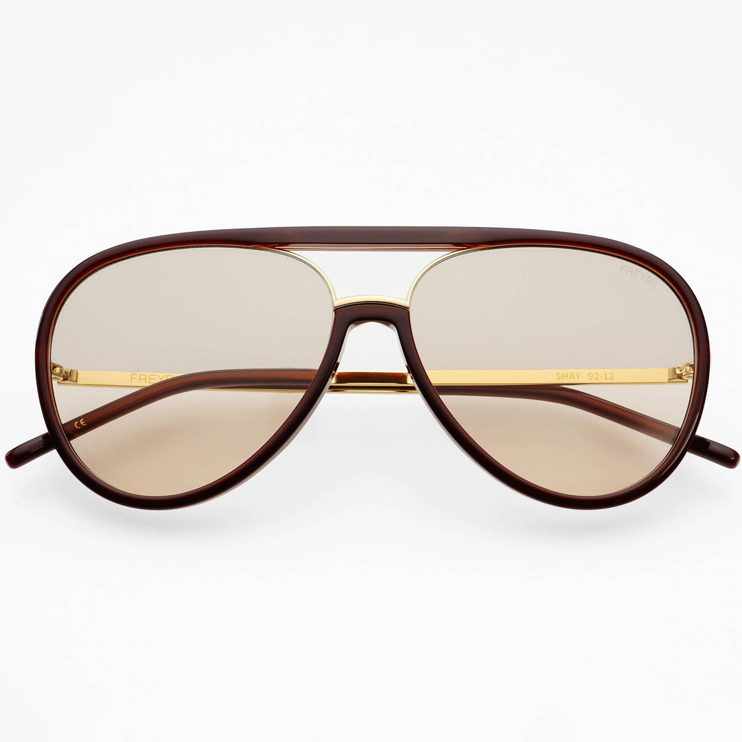 Shay Chocolate Aviator Sunglasses