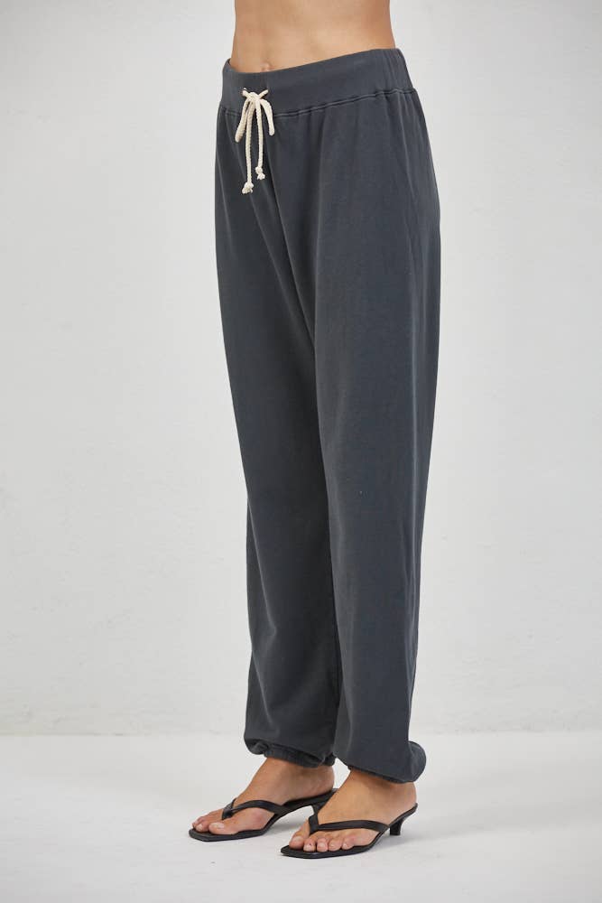 Washed Black Jogger Pants