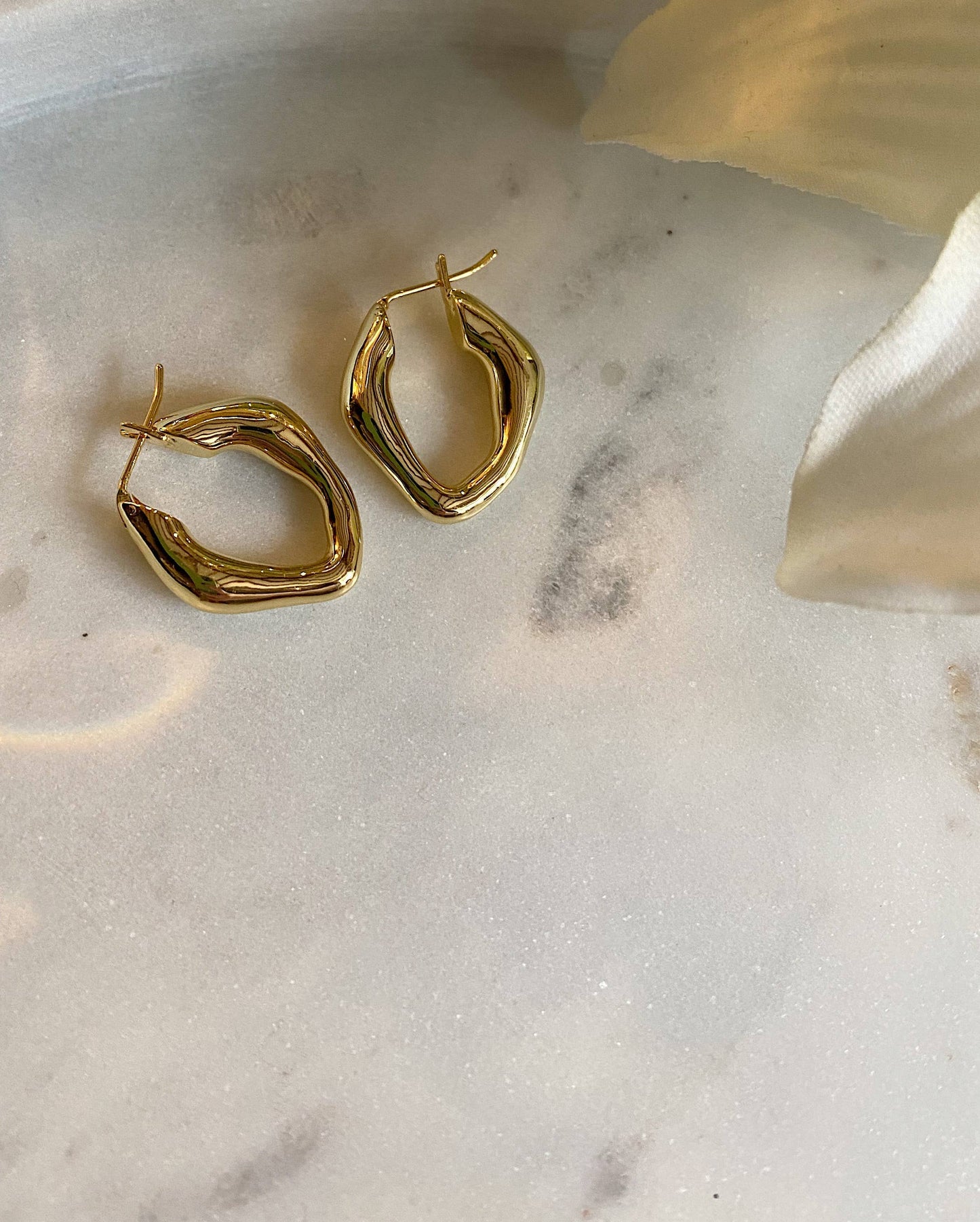 Gold Liv Hoop Earring