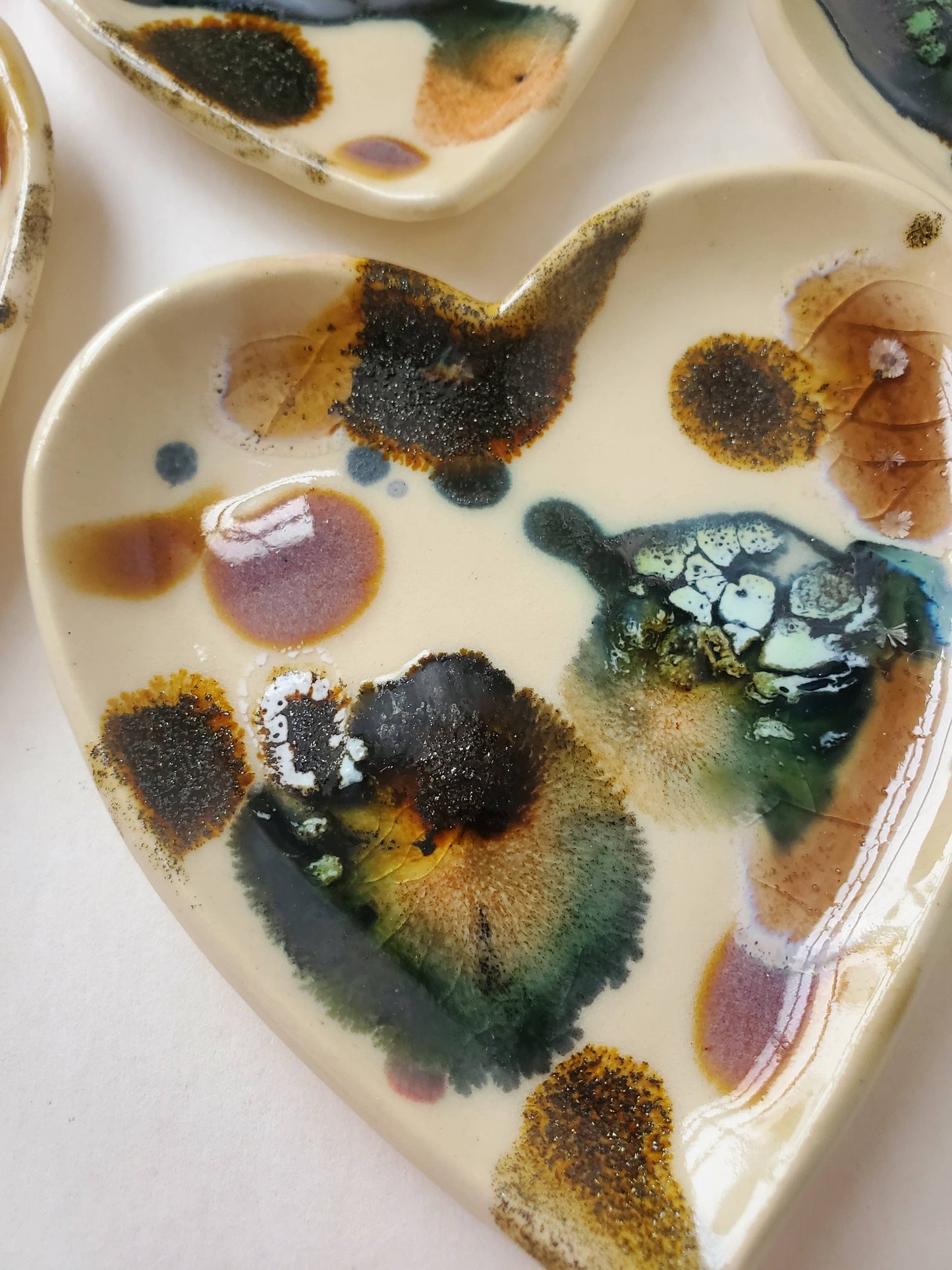 Handmade Ceramic Heart Trinket Dish