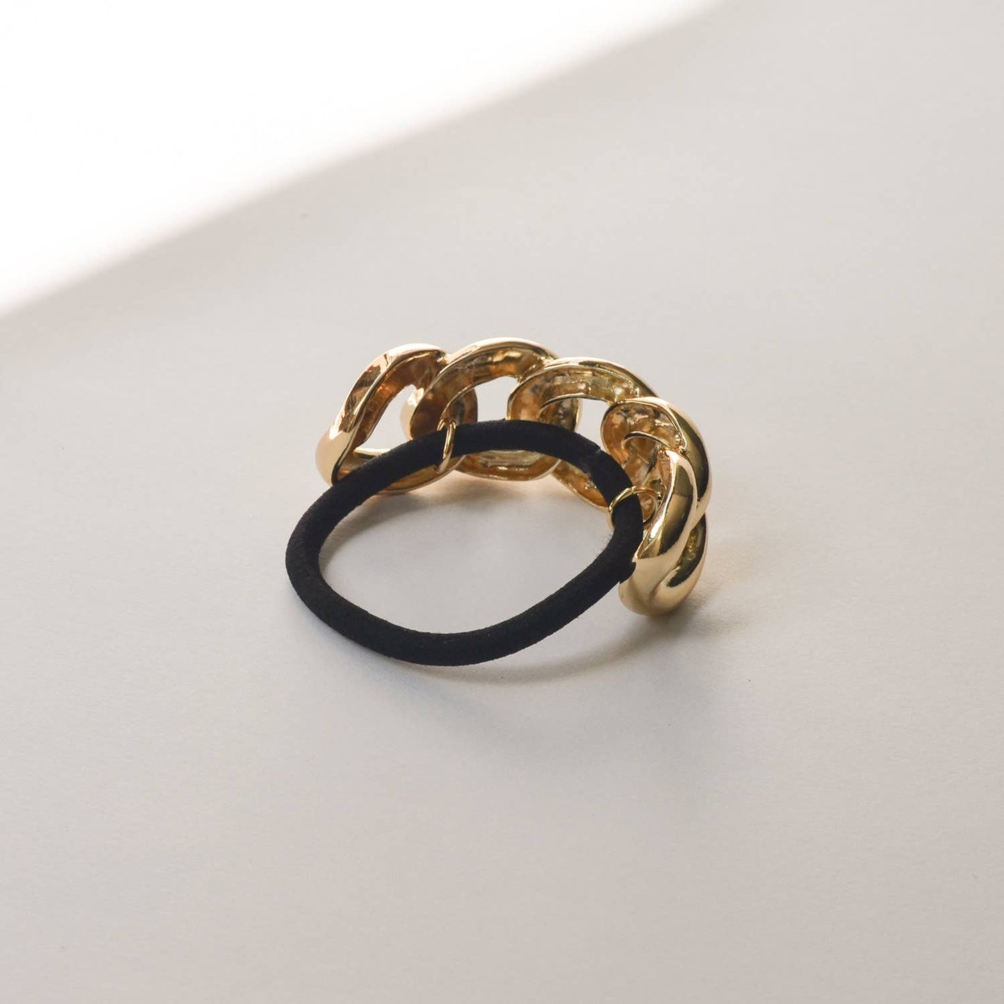 Gold Chain Metal Ponytail Cuff Hair Tie