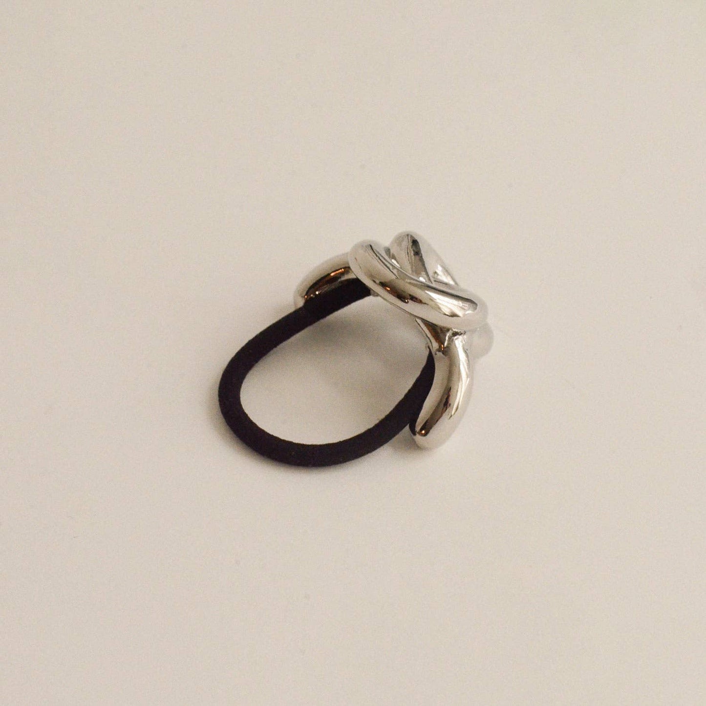 Silver Eternal Loop Ponytail Hair Ti