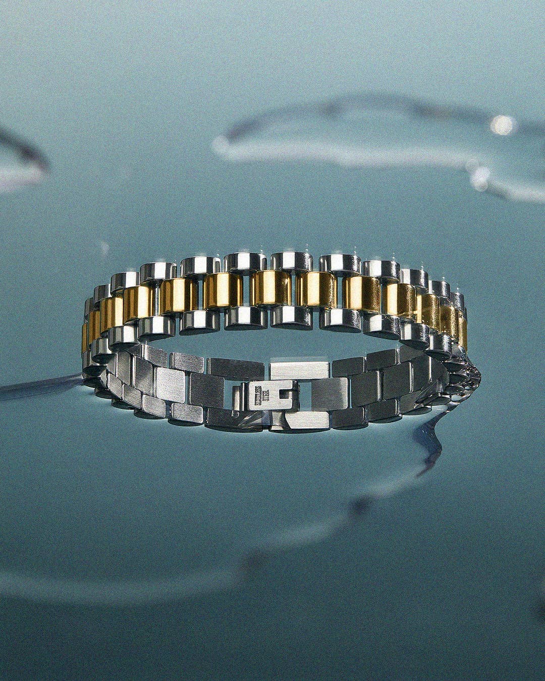 Two-toned Timepiece Bracelet