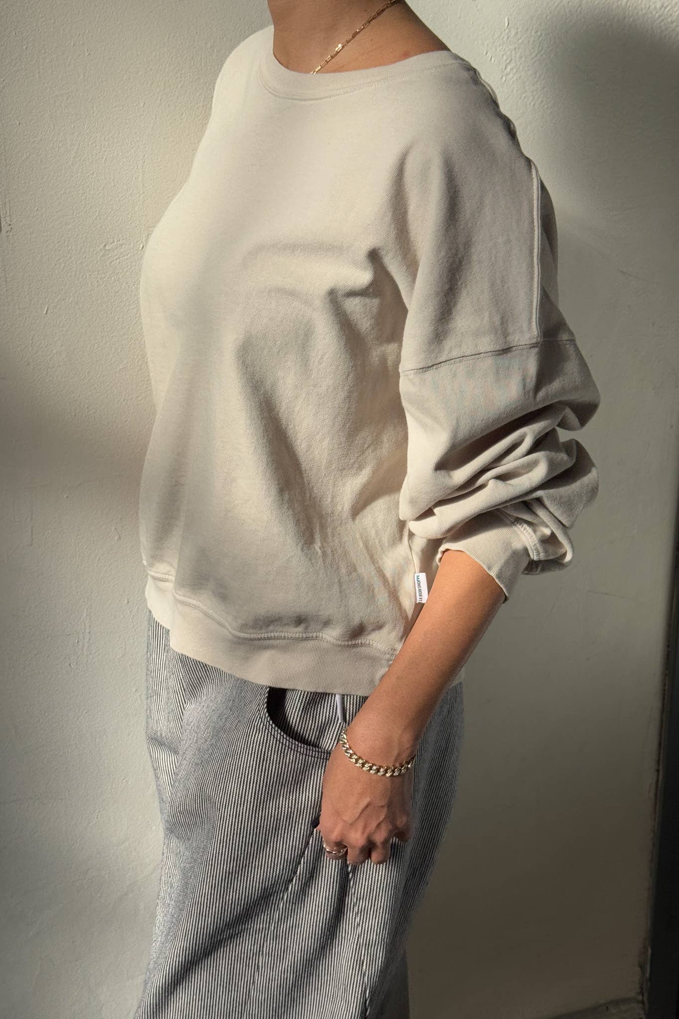 Cali Cotton Jersey Sweatshirt