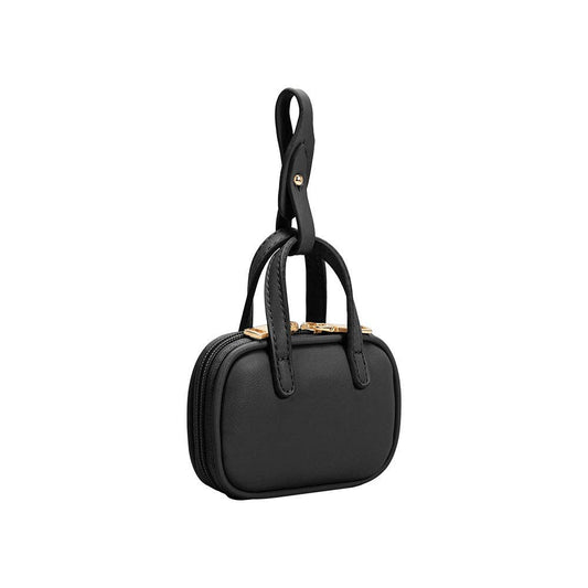 Natasha Micro Black Recycled Top Handle Bag