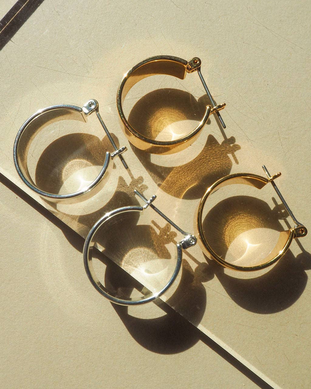 Silver Positano Hoop