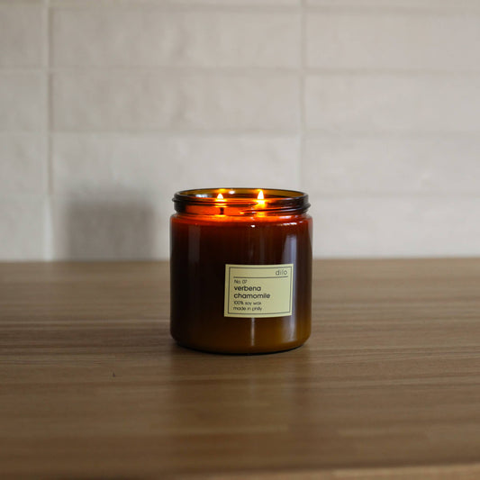 No. 07 Verbena Chamomile Soy Candle 12.5oz + 7.5oz