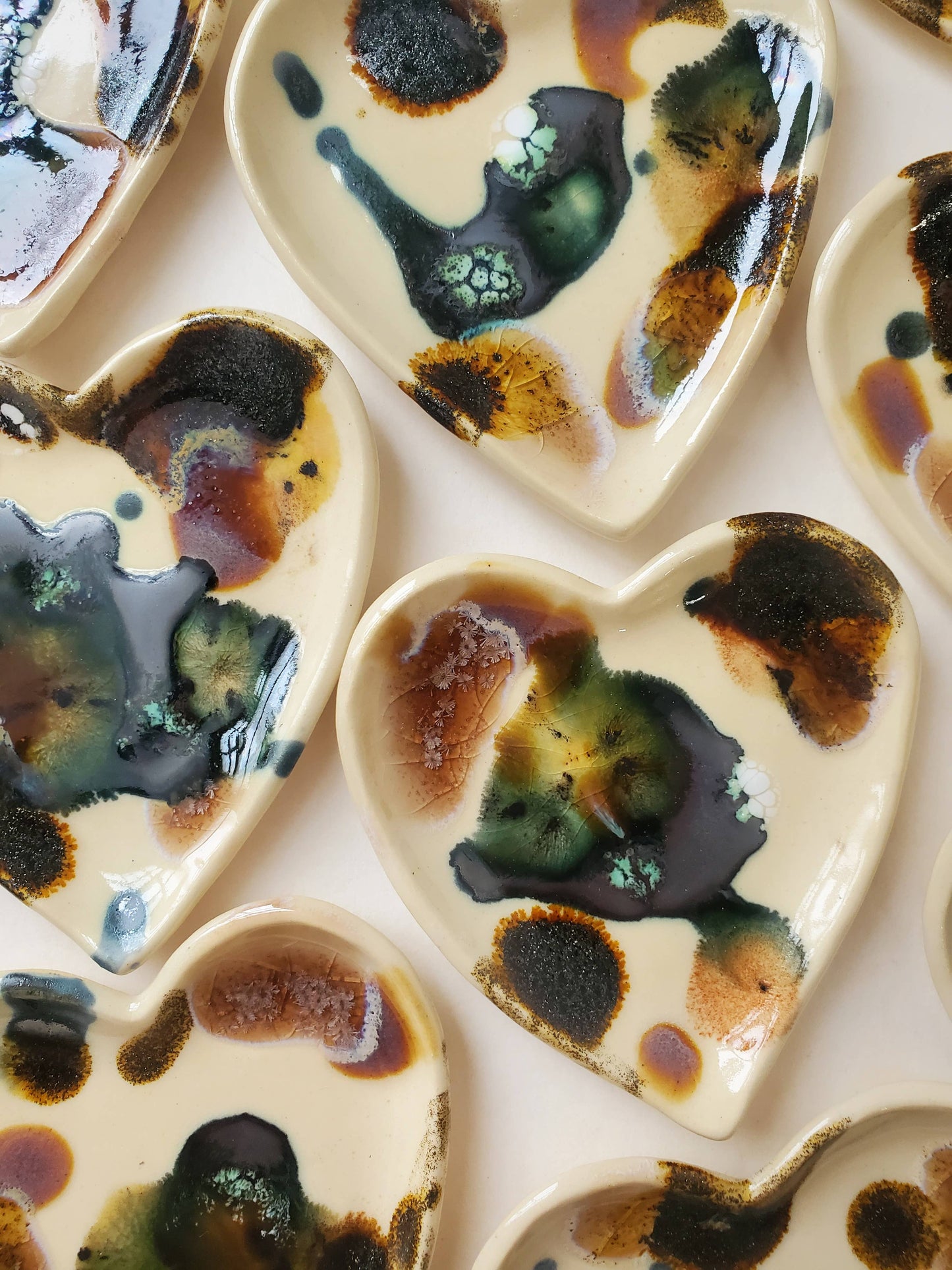 Handmade Ceramic Heart Trinket Dish