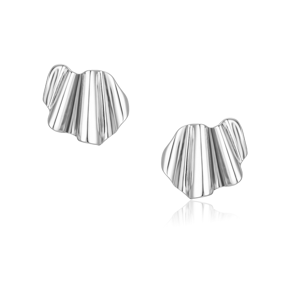 Sculpted Statement Stud Earrings