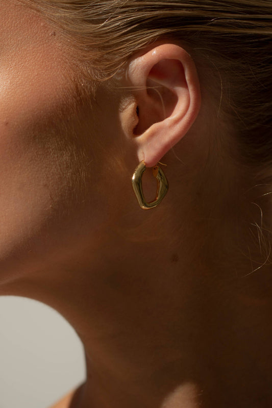 Gold Liv Hoop Earring