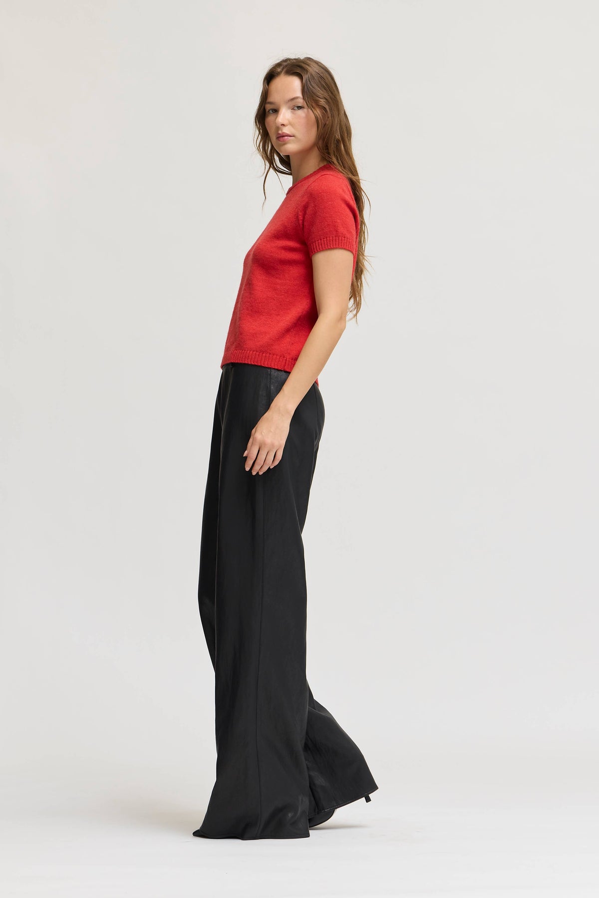 Classic Short Sleeve Sweater Knit