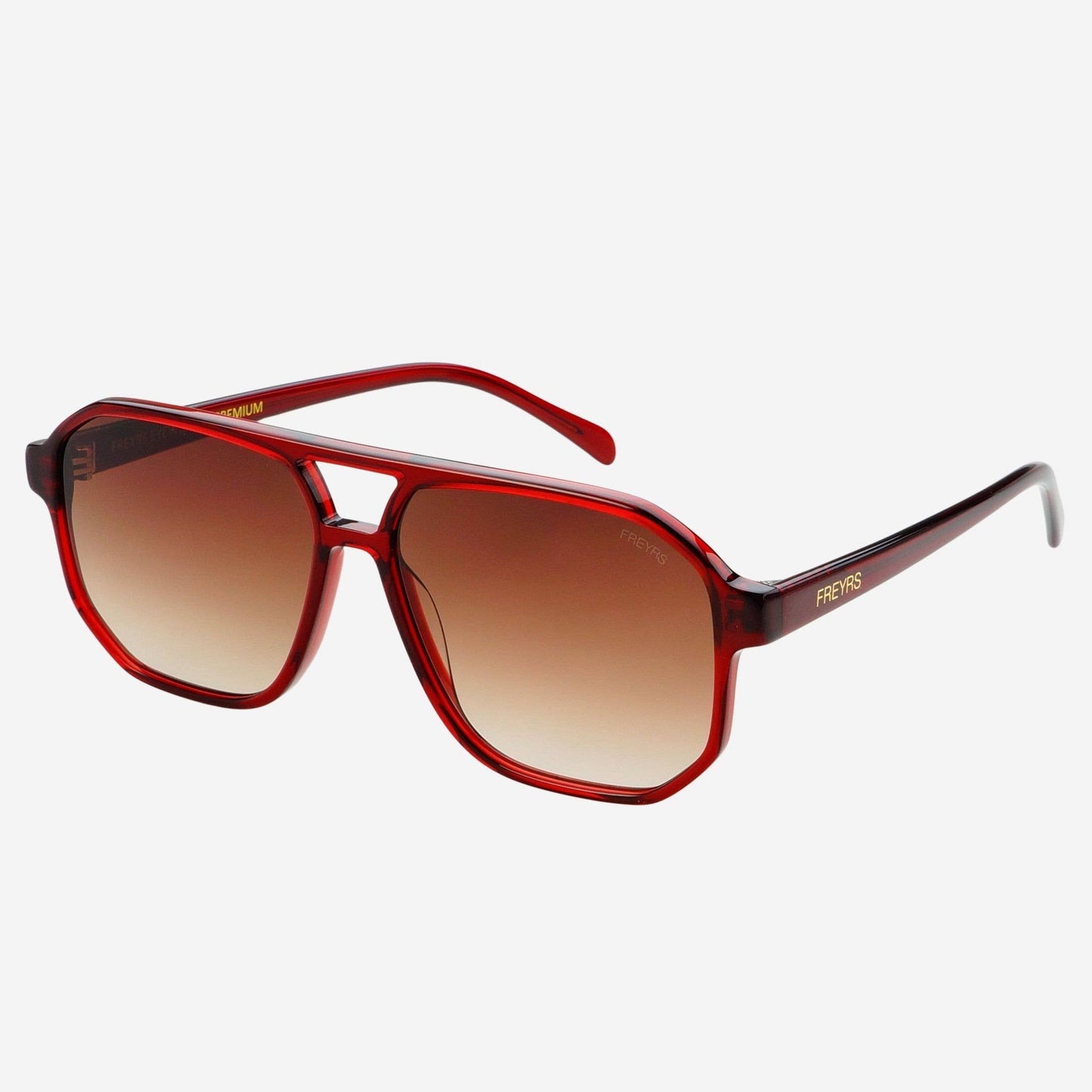 Billie Dark Cherry Aviator Sunglasses