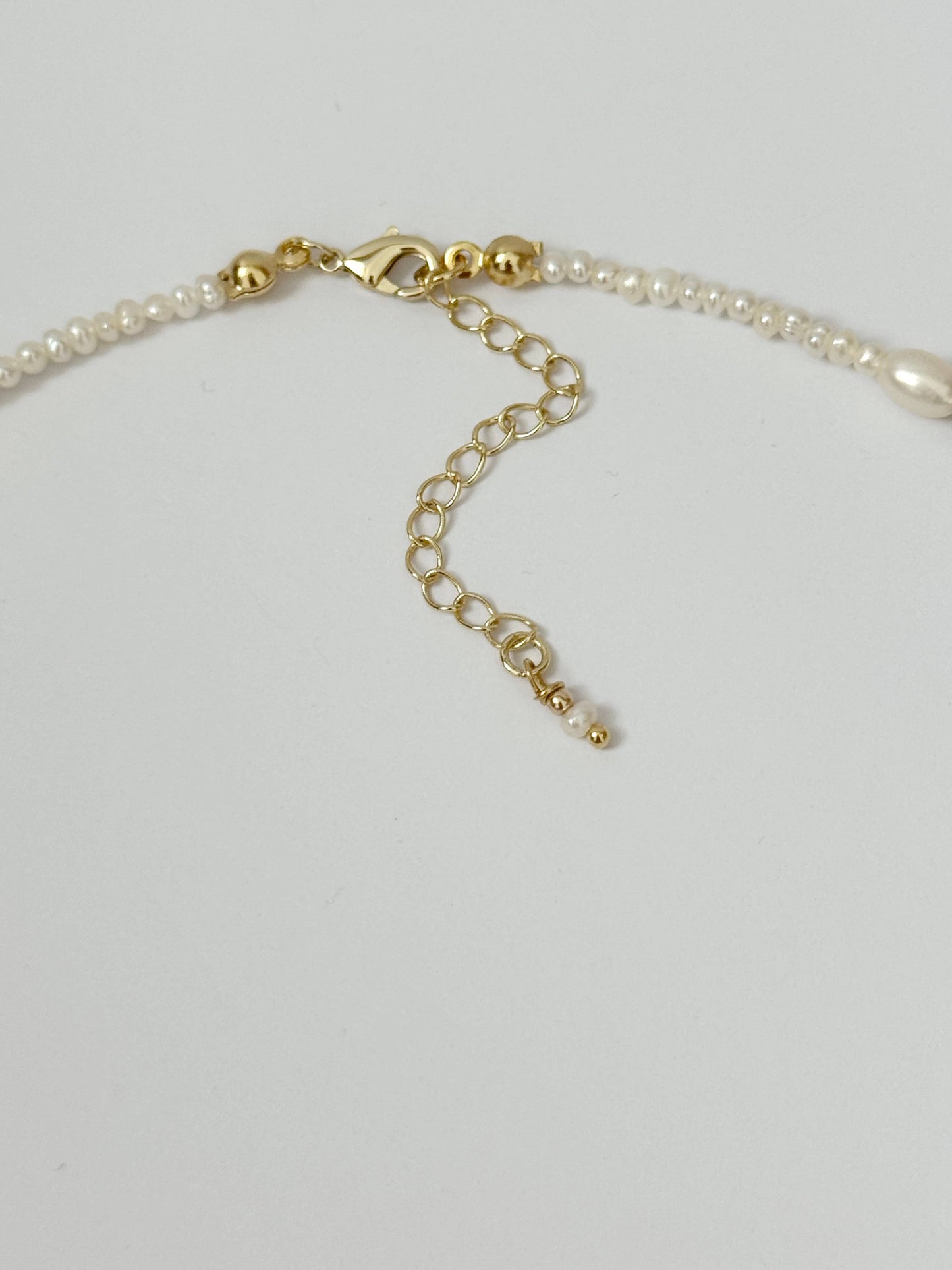 Gold Sun Freshwater Pearl Pendant Necklace 