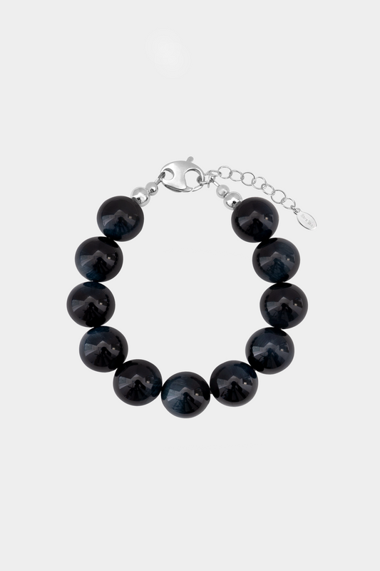 Dark Blue Tiger's Eye Yona Bracelet