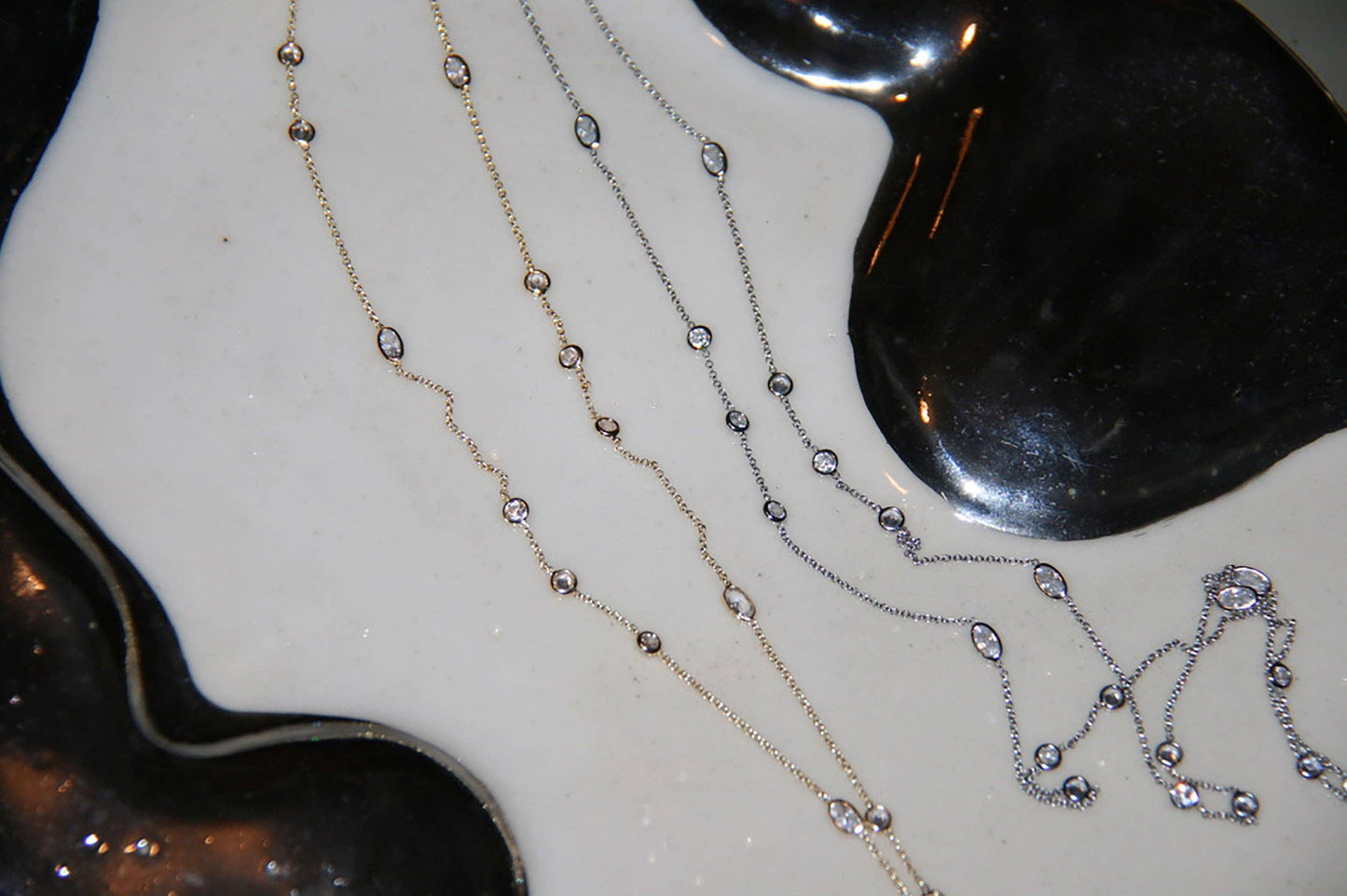 Gold Vintage-Inspired Link & Chain Long Necklace