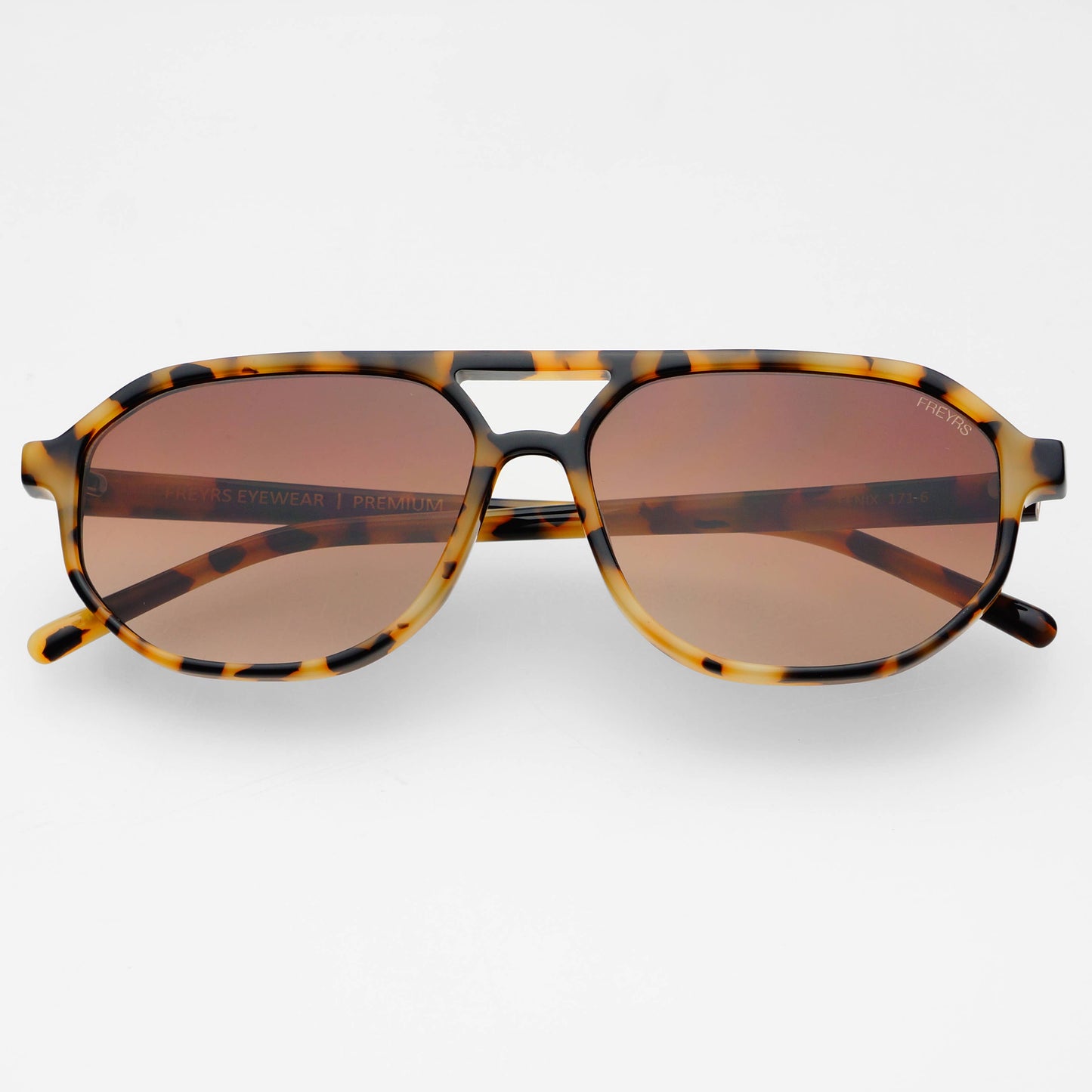 Fenix Milky Tortoise Aviator Sunglasses