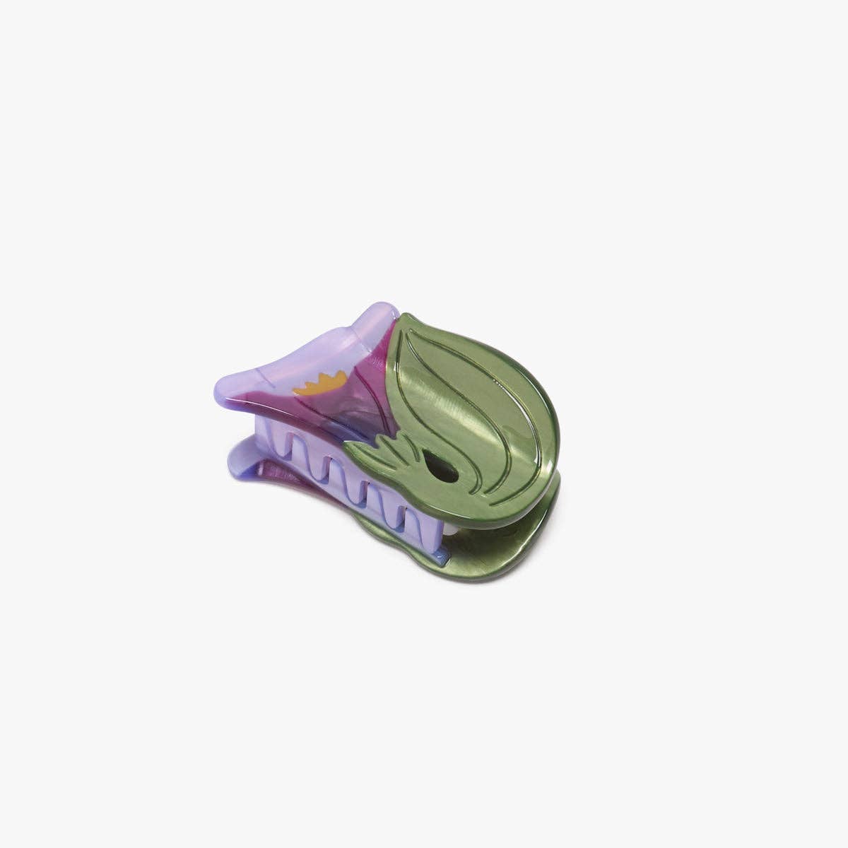 Morning Glory Purple Hair Claw