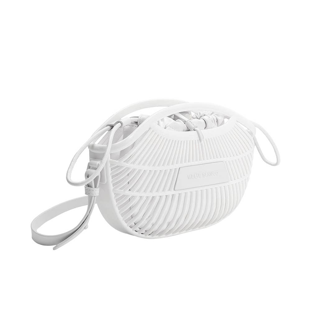 Nikko White Small Jelly Tote Bag