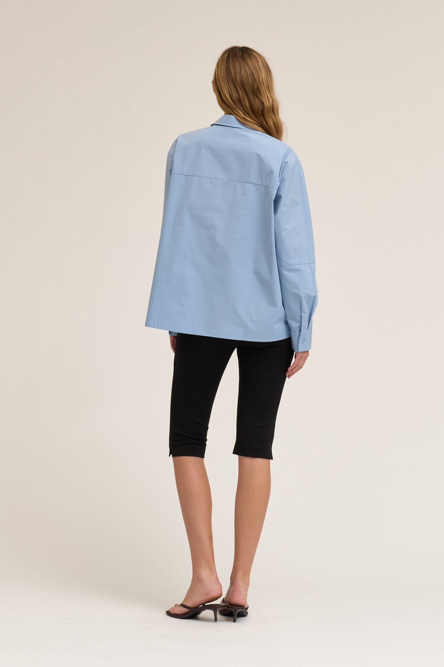 Black Capri Jersey Leggings