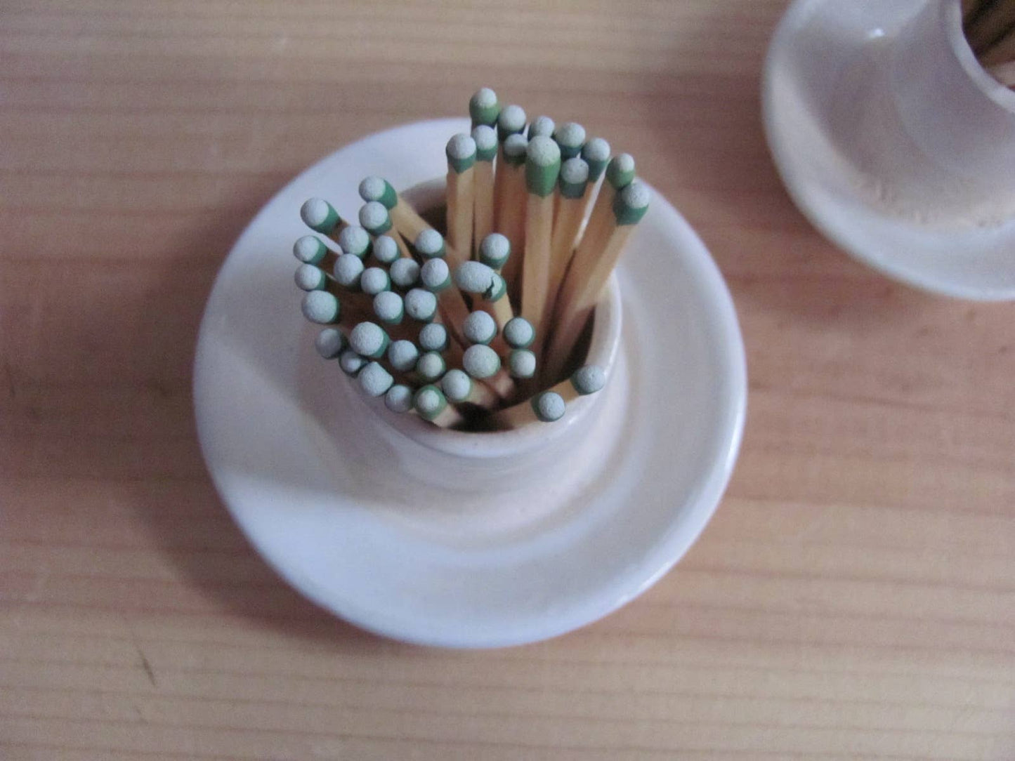Handmade Ceramic Match Striker with Dish