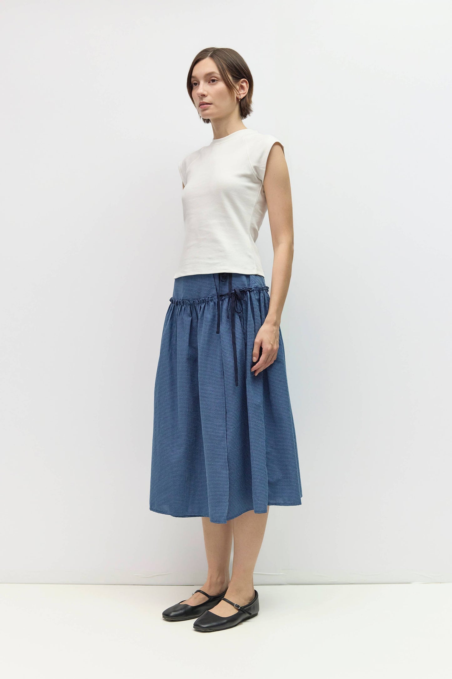Raglan Cap Sleeve Cotton Tee