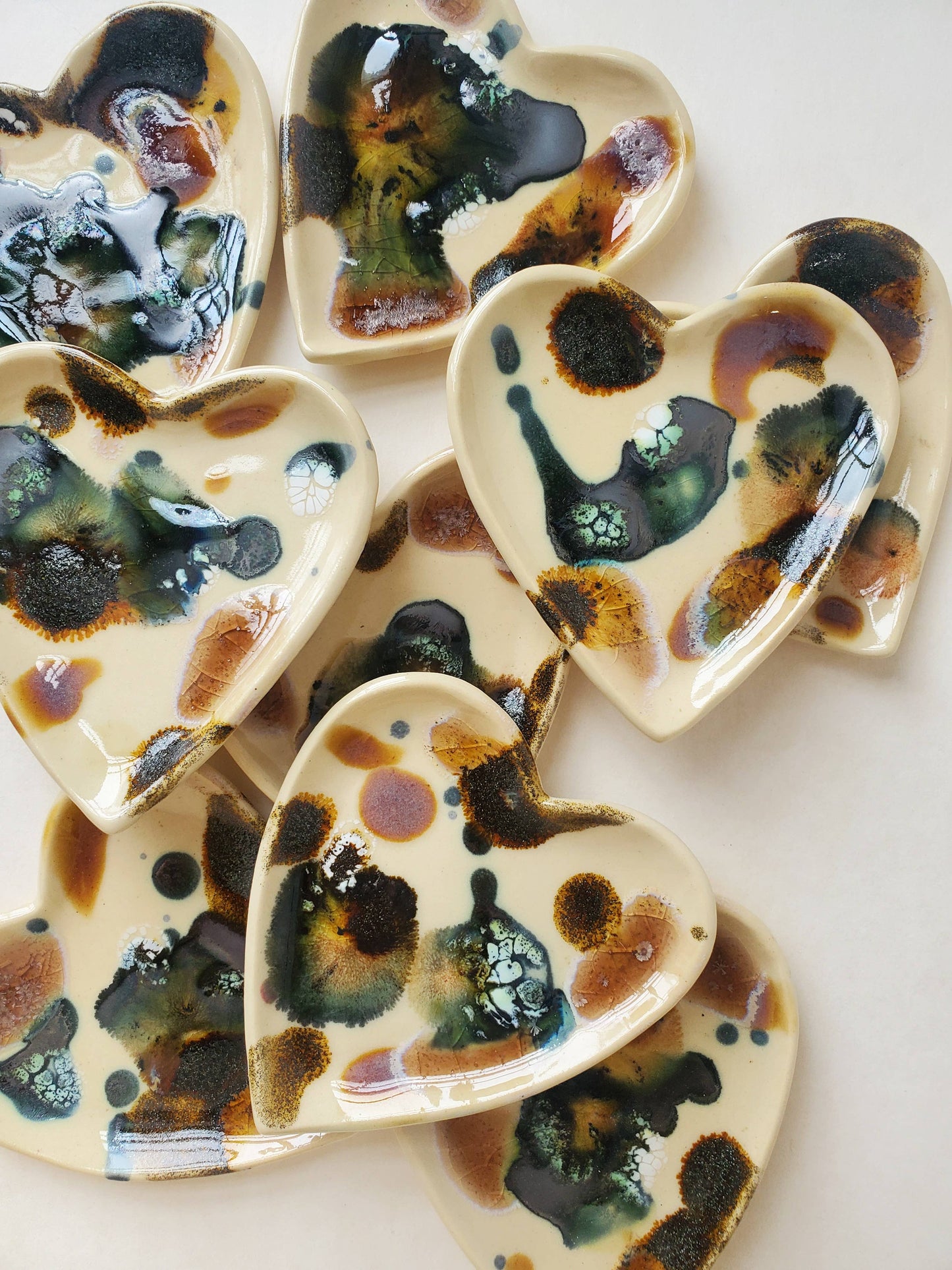 Handmade Ceramic Heart Trinket Dish