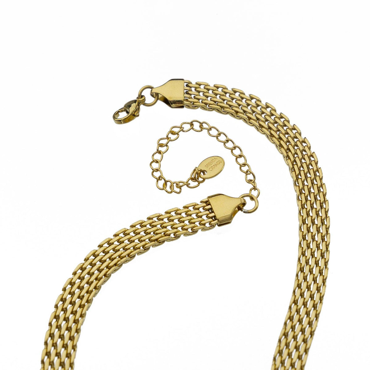 18K Gold Braided Necklace