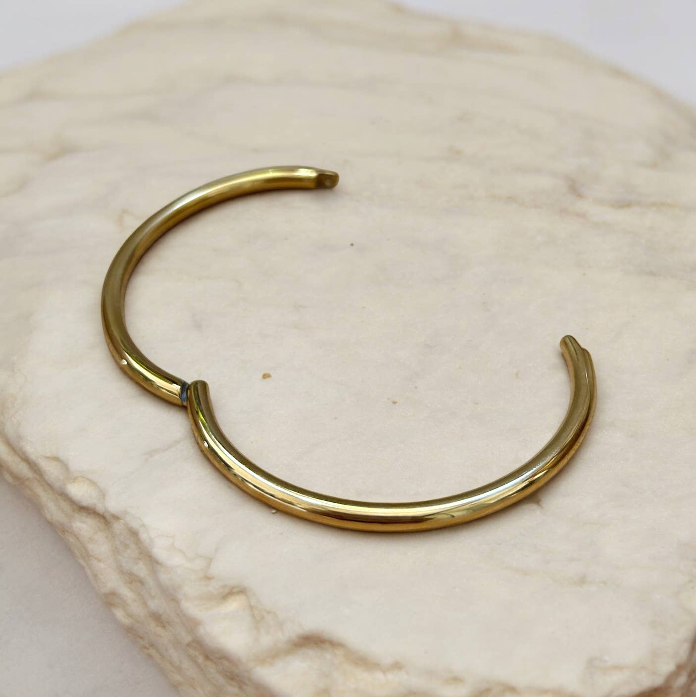 Silver Slim Hinged Bangle Bracelet