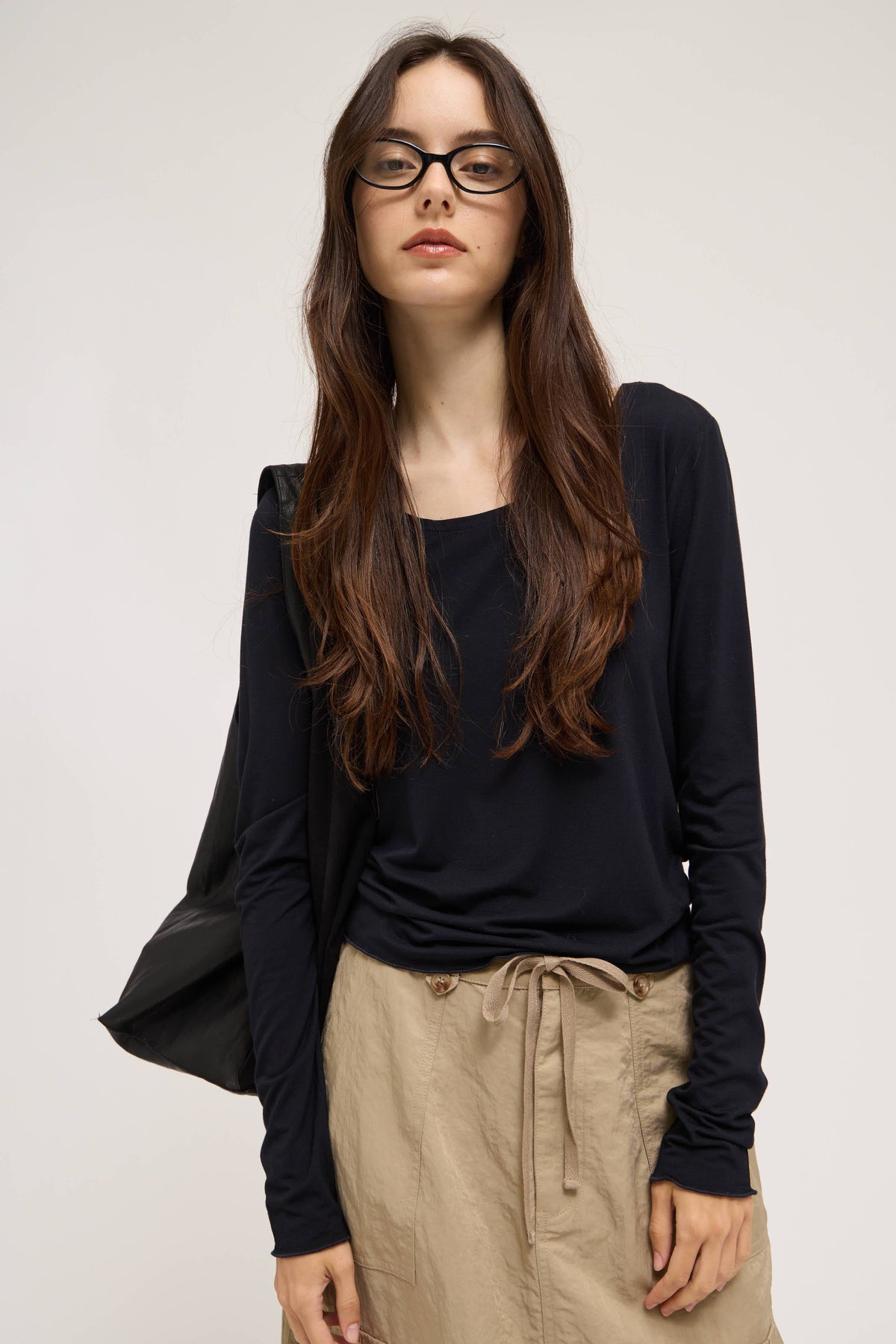 Lightweight Wide Neck Modal Jersey Top