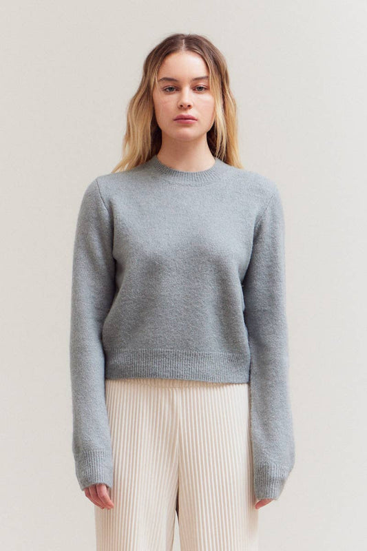 Classic Crew Neck Pullover Sweater