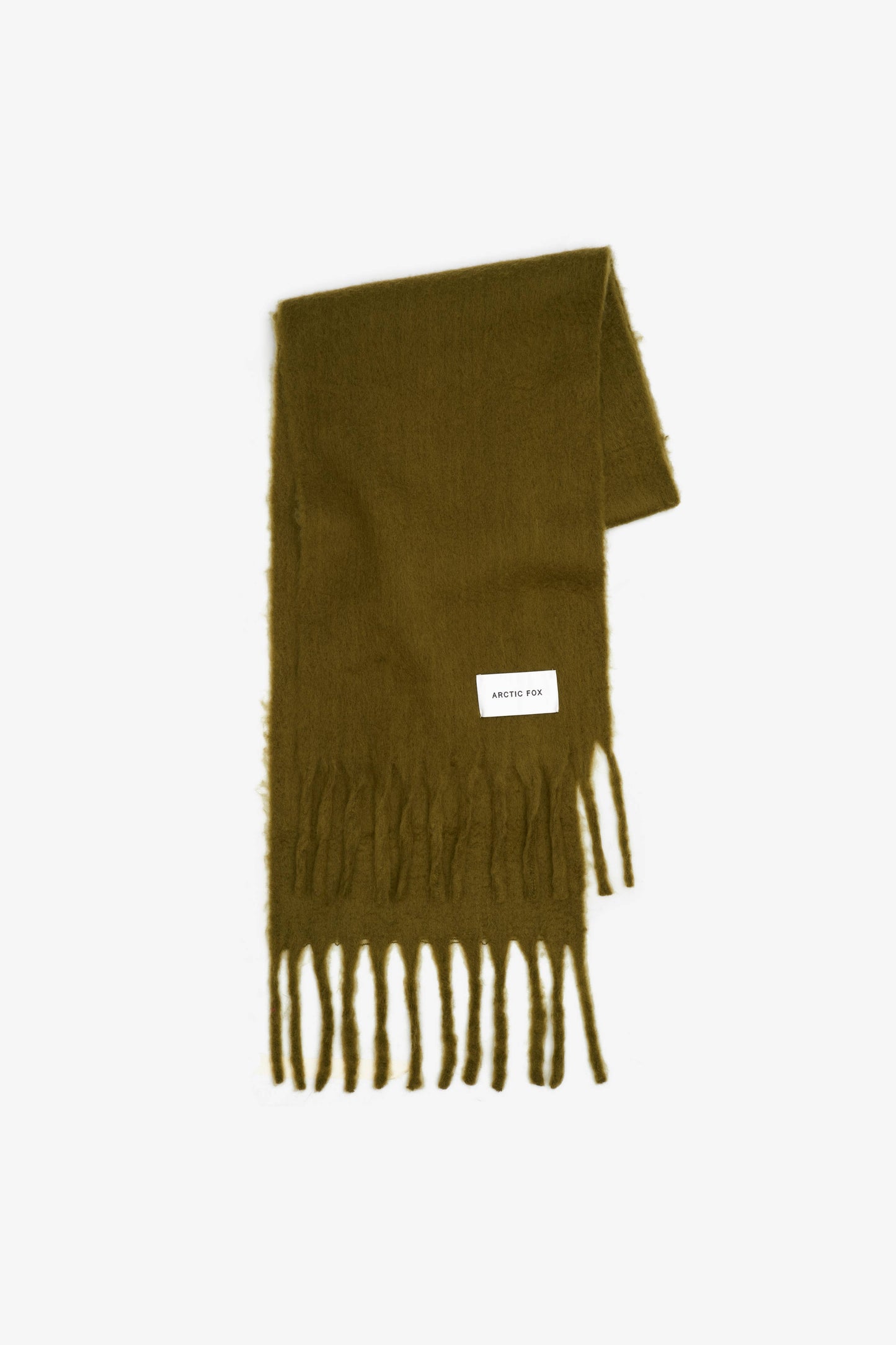 Moss Green Brushed Oversized Scarf