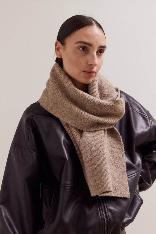 Ribbed Knit Scarf