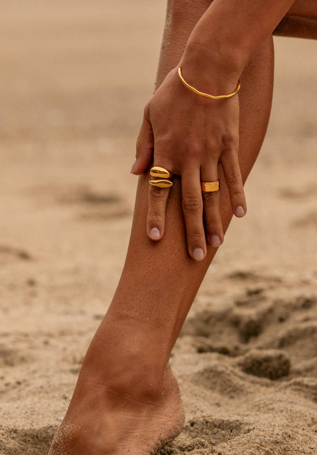 Chunky Gold Dome Ring