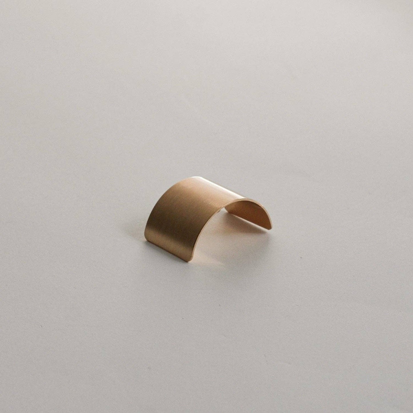 Gold Metal Rectangular Hair Ponytail Cuff Stick