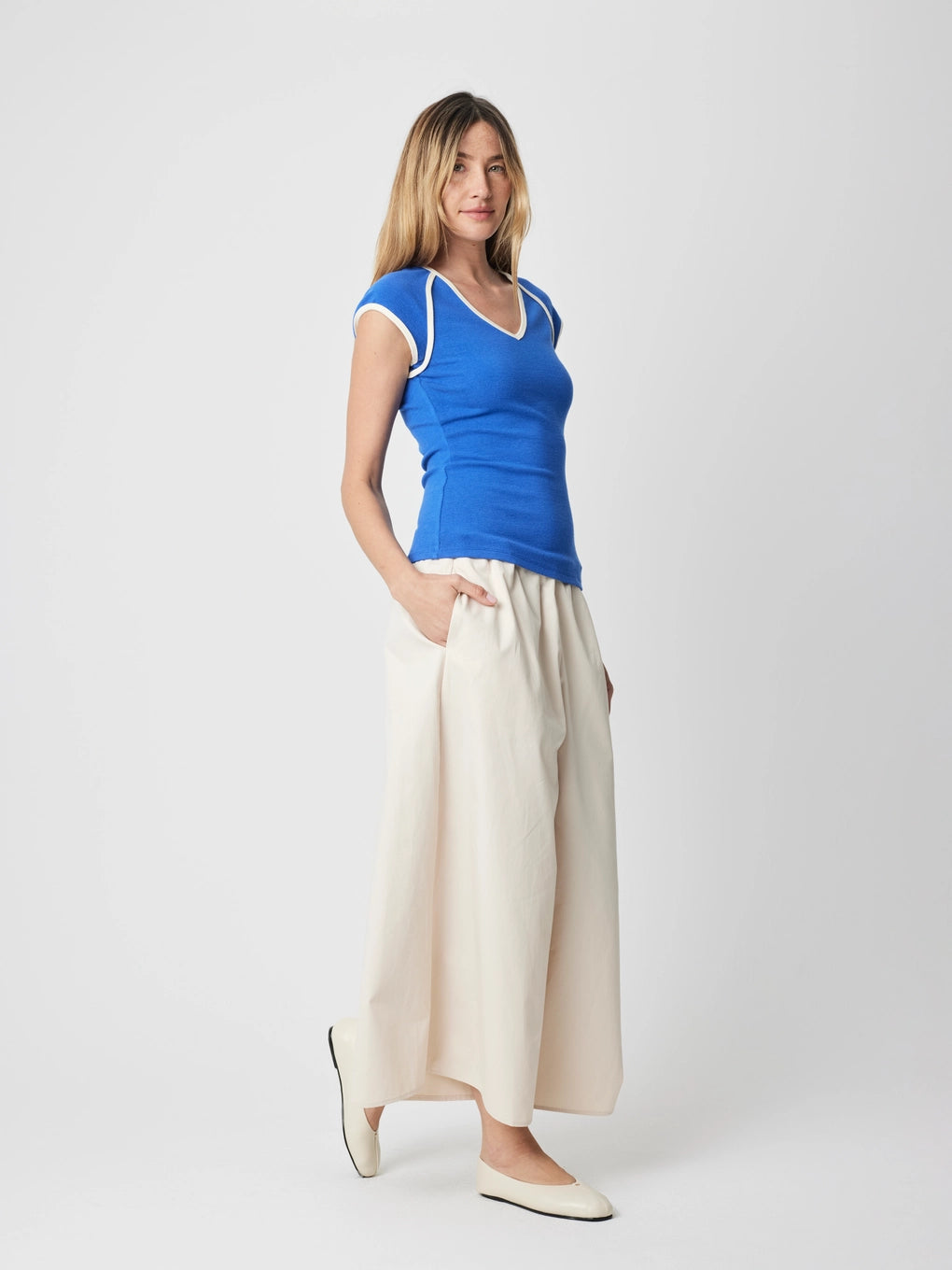 Cobalt Vintage Raglan Knit Top
