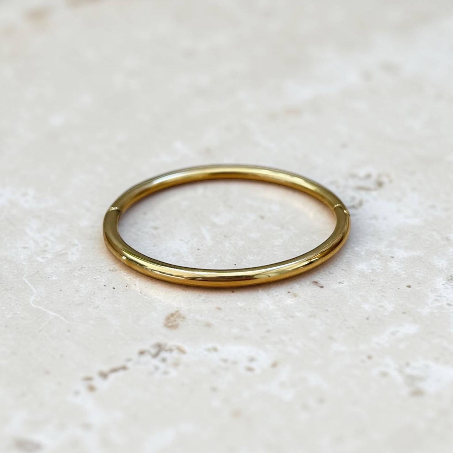 Silver Slim Hinged Bangle Bracelet