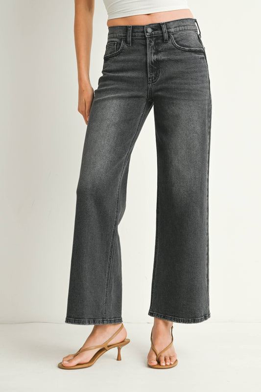 Washed Grey Relaxed Vintage Straight Jean