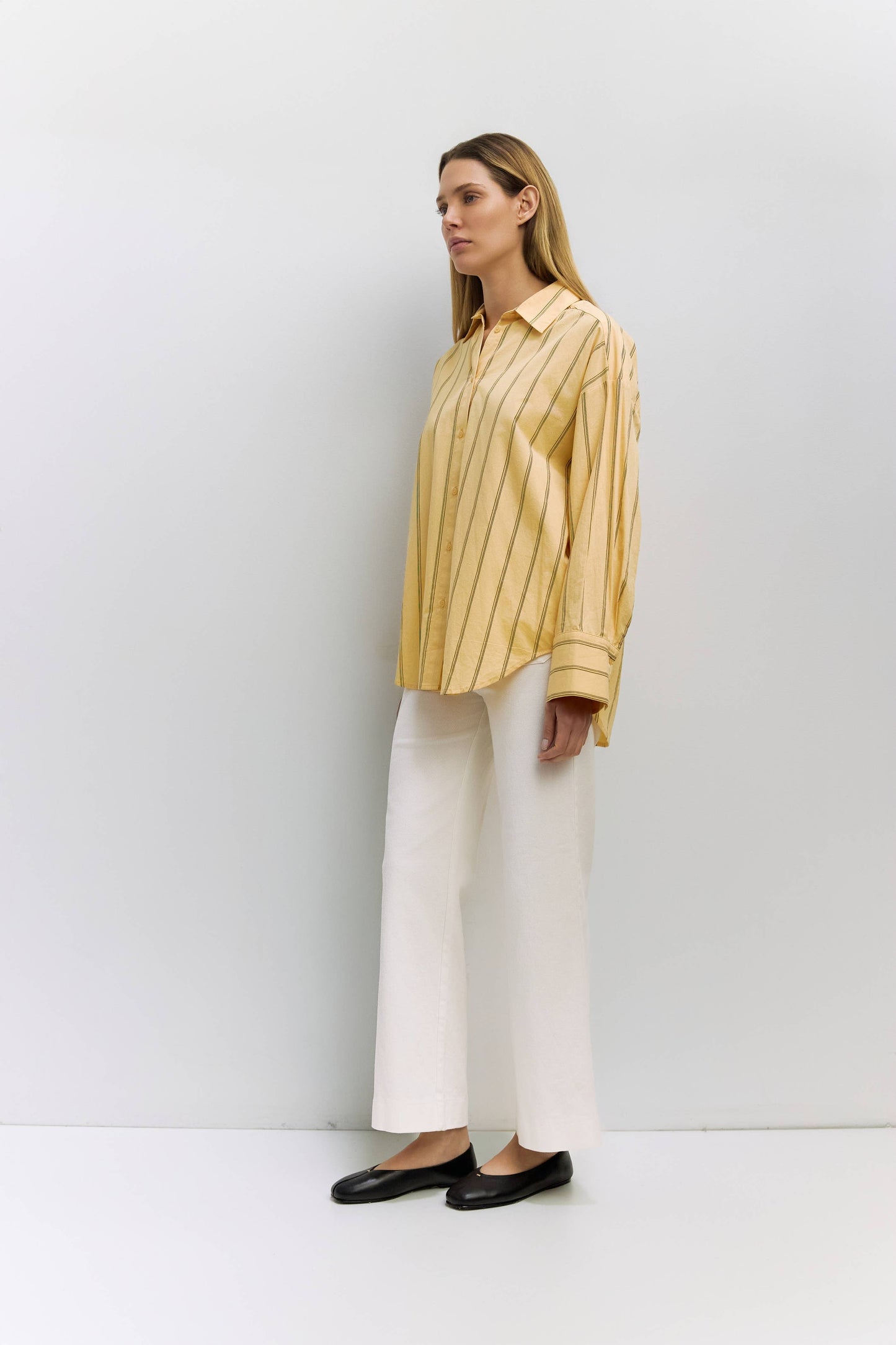 Striped Button-Down Shirt