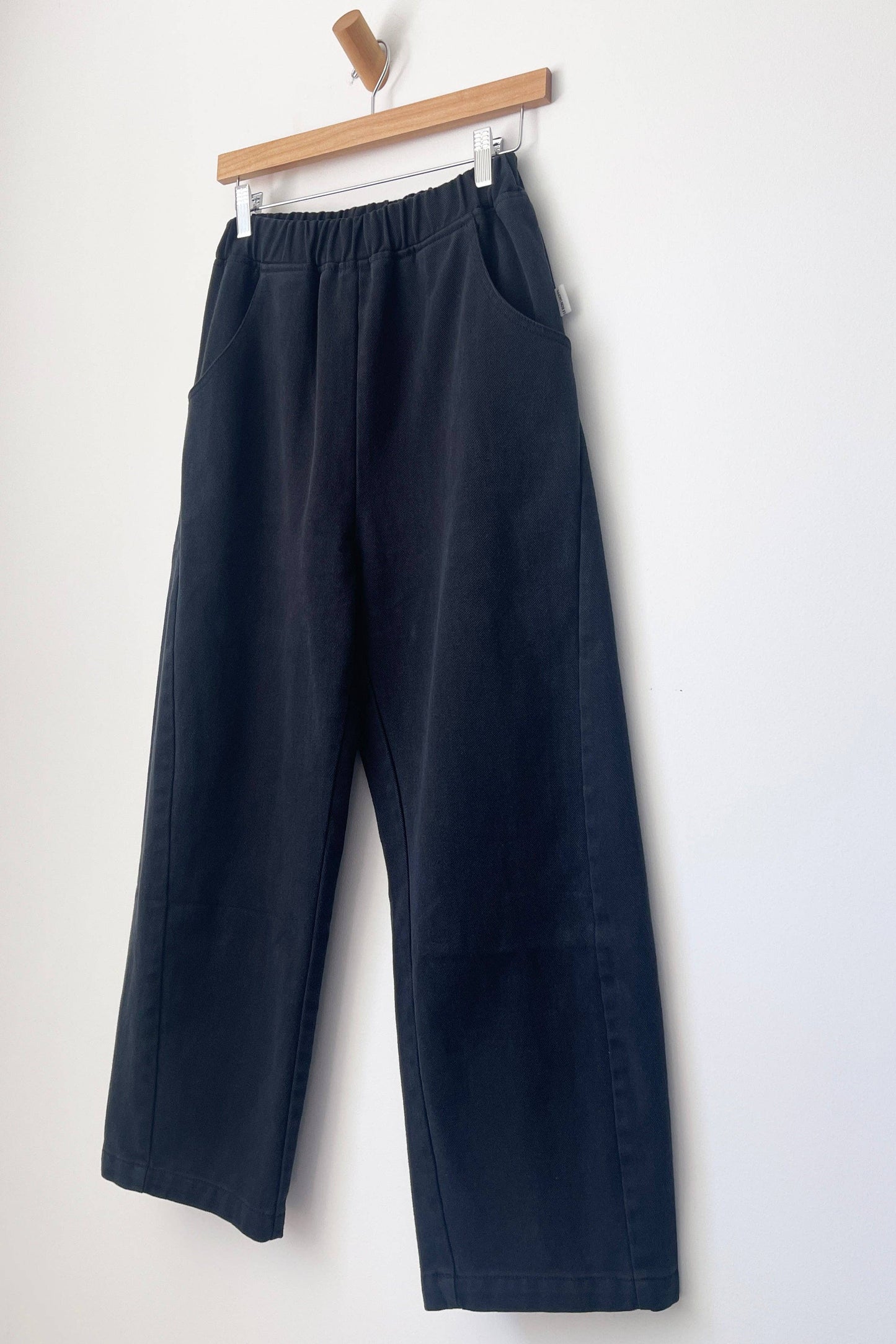 Black Canvas Arc Pants