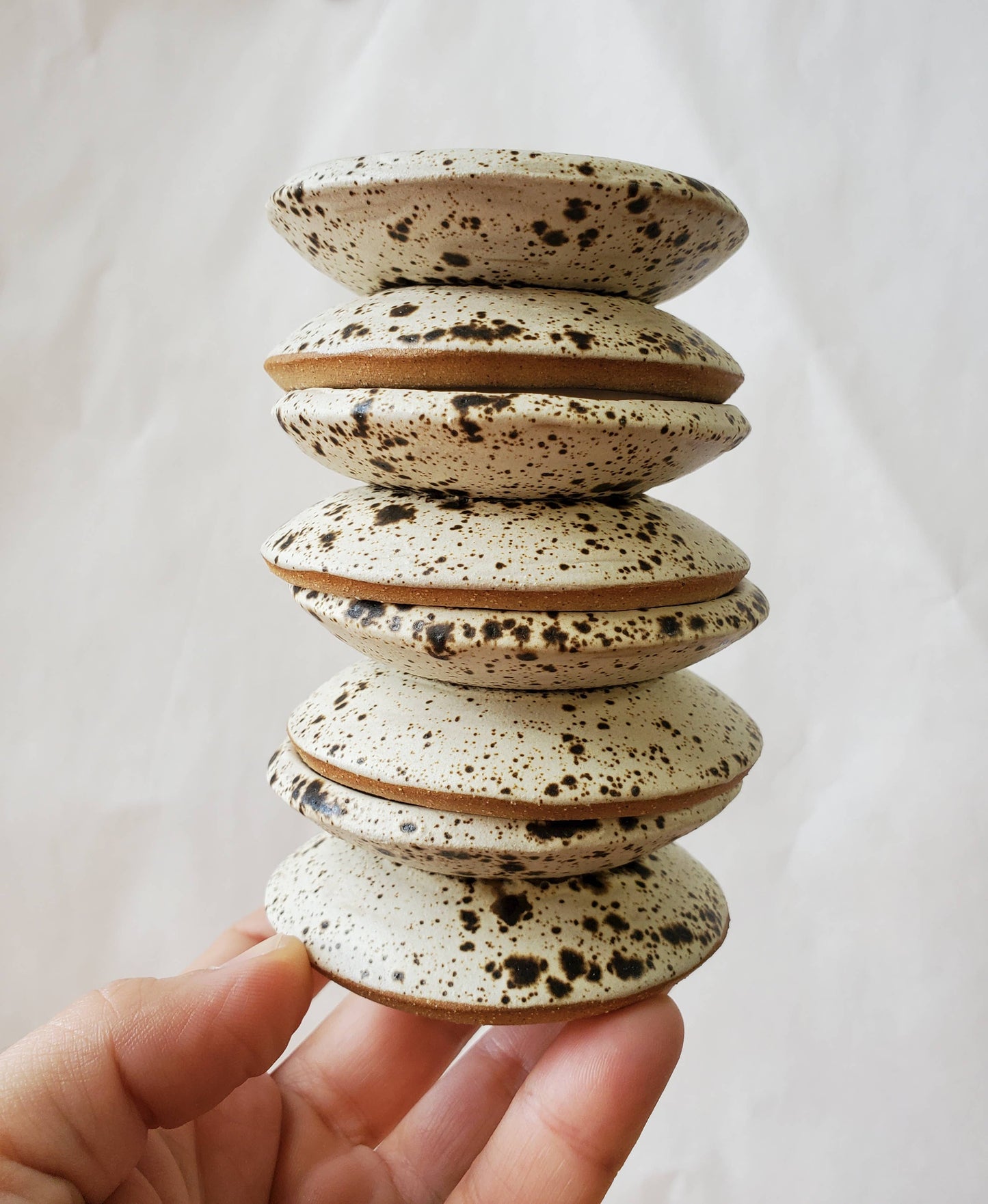 Handmade Ceramic Small Yo-Yo Dishes