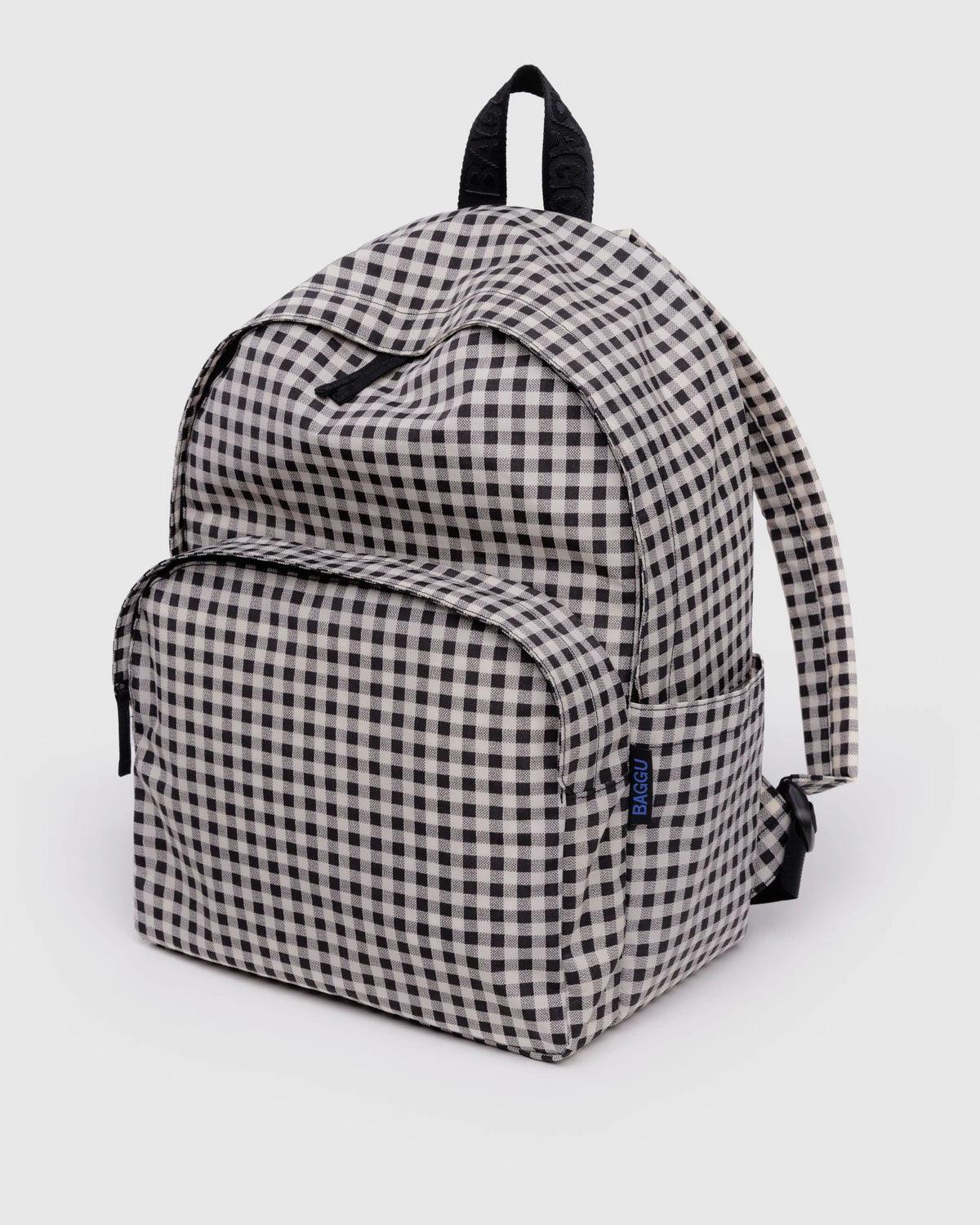 Gingham Large Nylon Backpack by Baggu