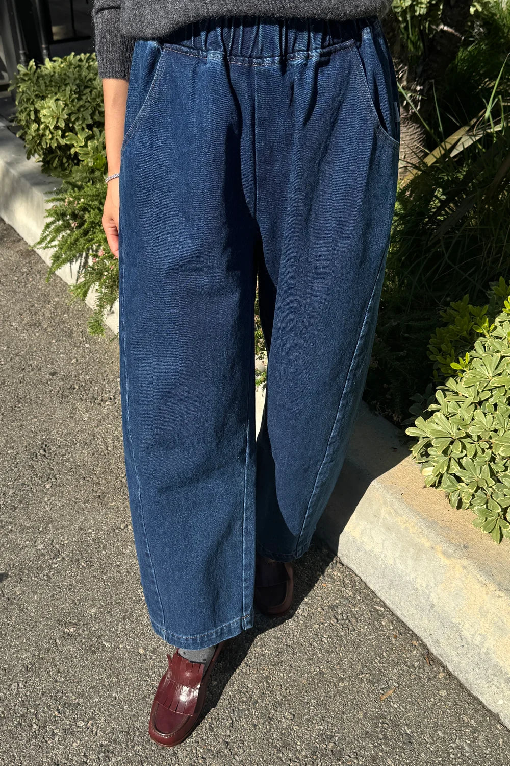 Blue Denim Long Arc Pants