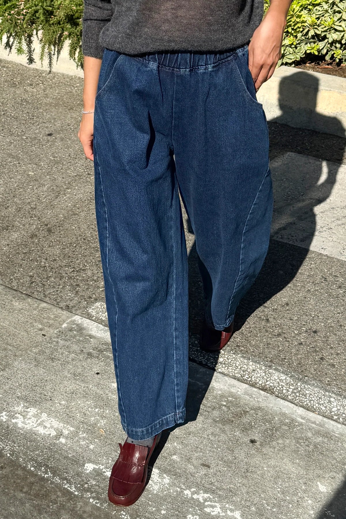 Blue Denim Long Arc Pants